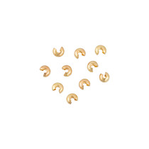 " Zlatka" Кримп покрывной FMK- X02 5 х 3 мм 10 шт 02 под золото