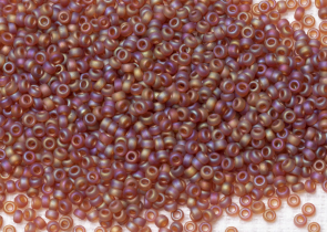 Бисер Япония MIYUKI Seed Beads 15/0 5г 0134FR тёмно-топаз радужный матовый