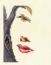 " Klart" набор для вышивания 6- 065 " Лицо- птицы" 